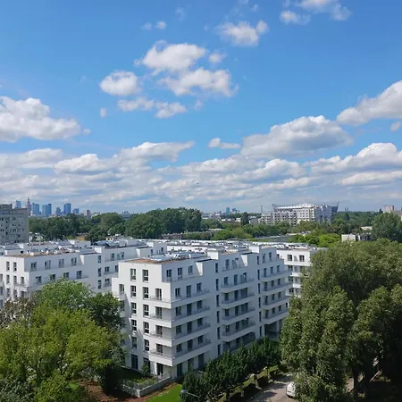 Saska Kepa! 3 Pokojowy Prywatny Apartament, Bezplatny Parking, Wifi, Centrum I Stadion 15min - Self Check In Appartement Varsovie